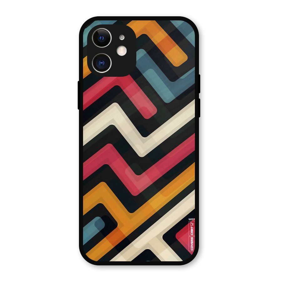 Pipelines Metal Back Case for iPhone 12