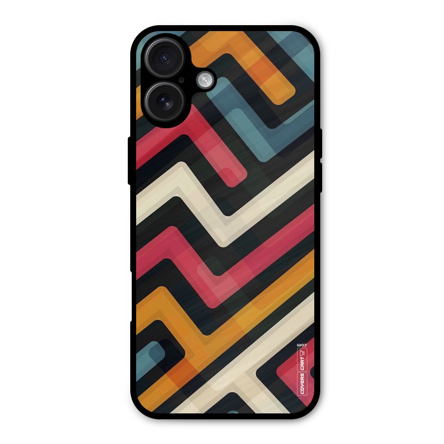 Pipelines Metal Back Case for iPhone 16 Plus