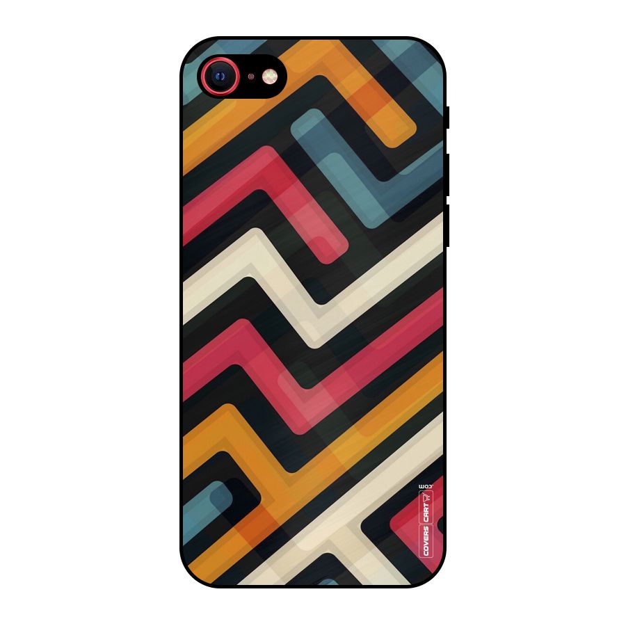 Pipelines Metal Back Case for iPhone 8