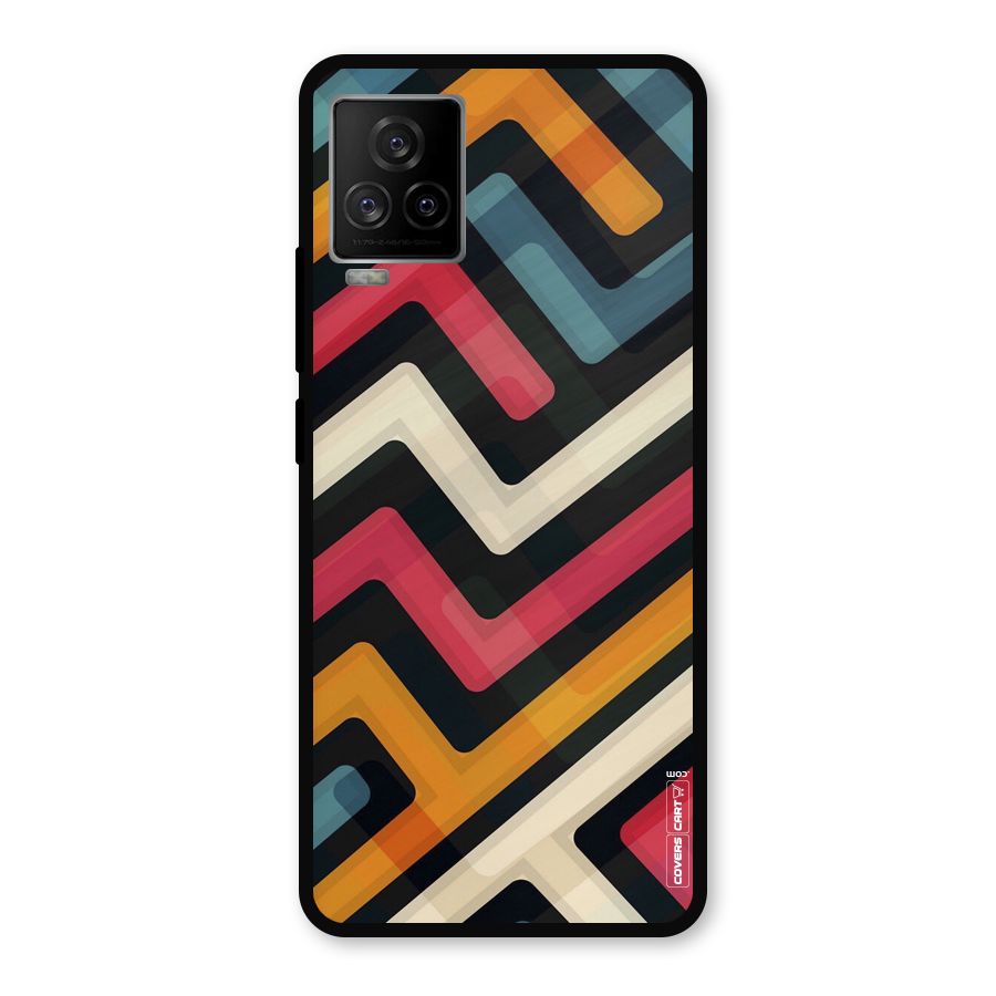Pipelines Metal Back Case for iQOO 7 Legend 5G