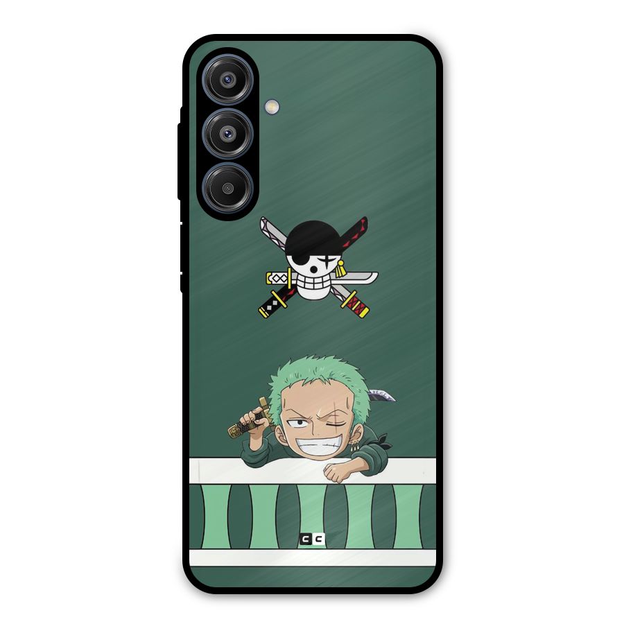 Pirate Hunter Zoro Metal Back Case for Galaxy A16 5G