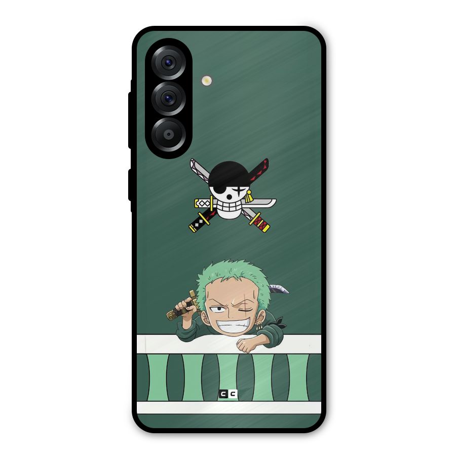 Pirate Hunter Zoro Metal Back Case for Galaxy A36