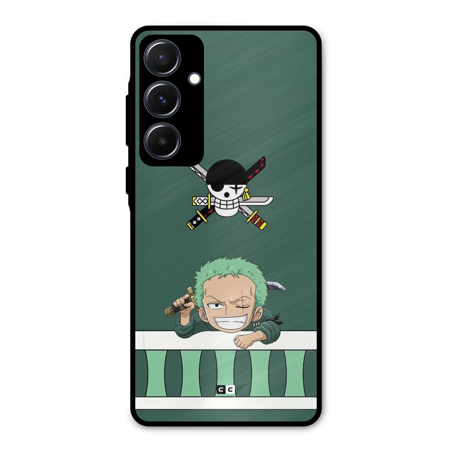 Pirate Hunter Zoro Metal Back Case for Galaxy A55
