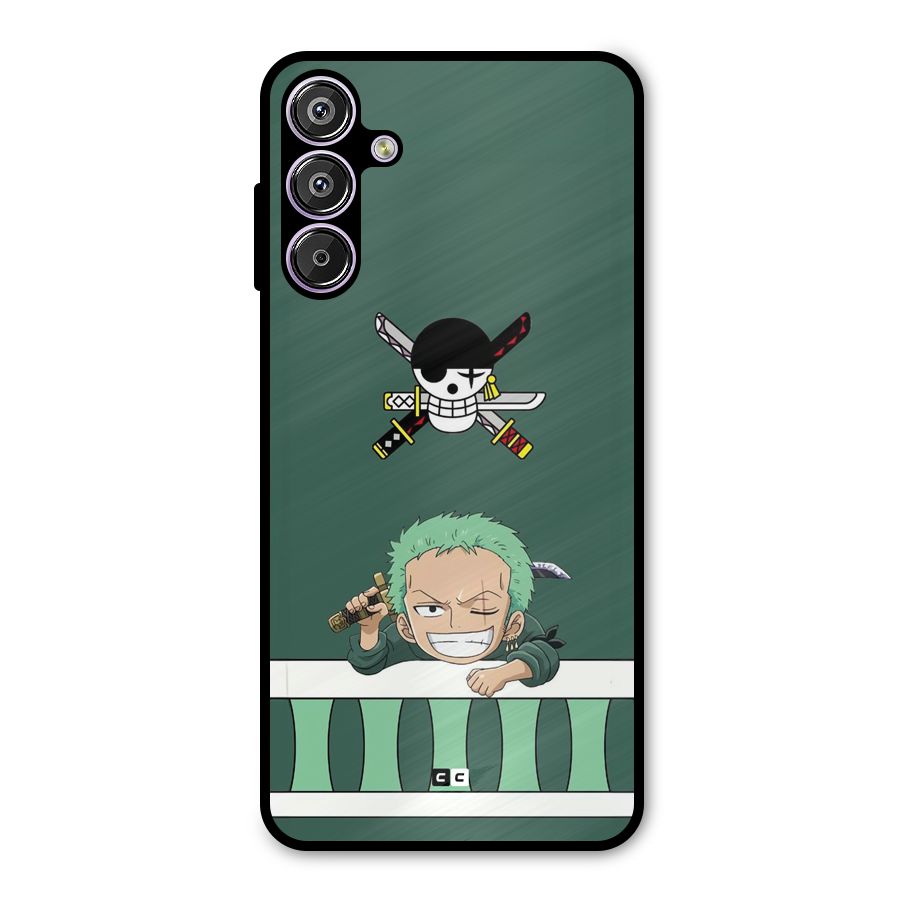 Pirate Hunter Zoro Metal Back Case for Galaxy F15