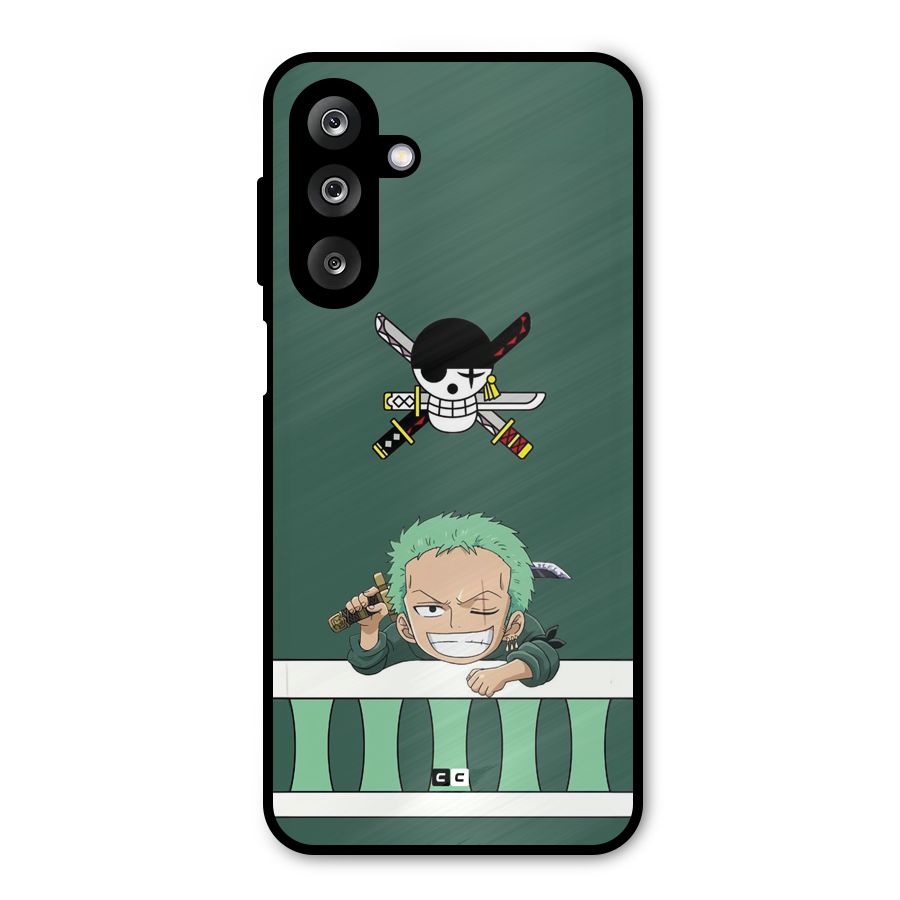Pirate Hunter Zoro Metal Back Case for Galaxy M36