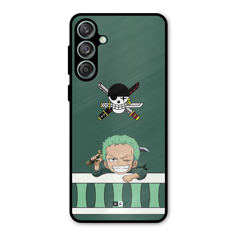 Pirate Hunter Zoro Metal Back Case for Galaxy M55 5G
