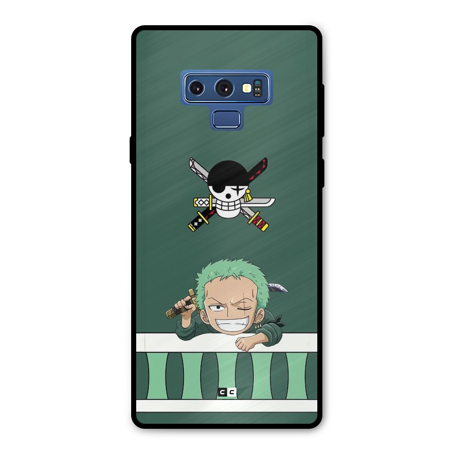 Pirate Hunter Zoro Metal Back Case for Galaxy Note 9
