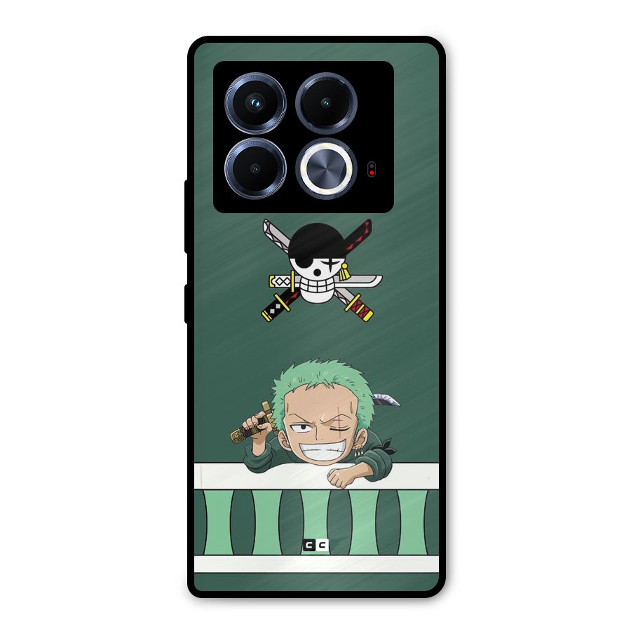 Pirate Hunter Zoro Metal Back Case for Infinix Note 40 5G