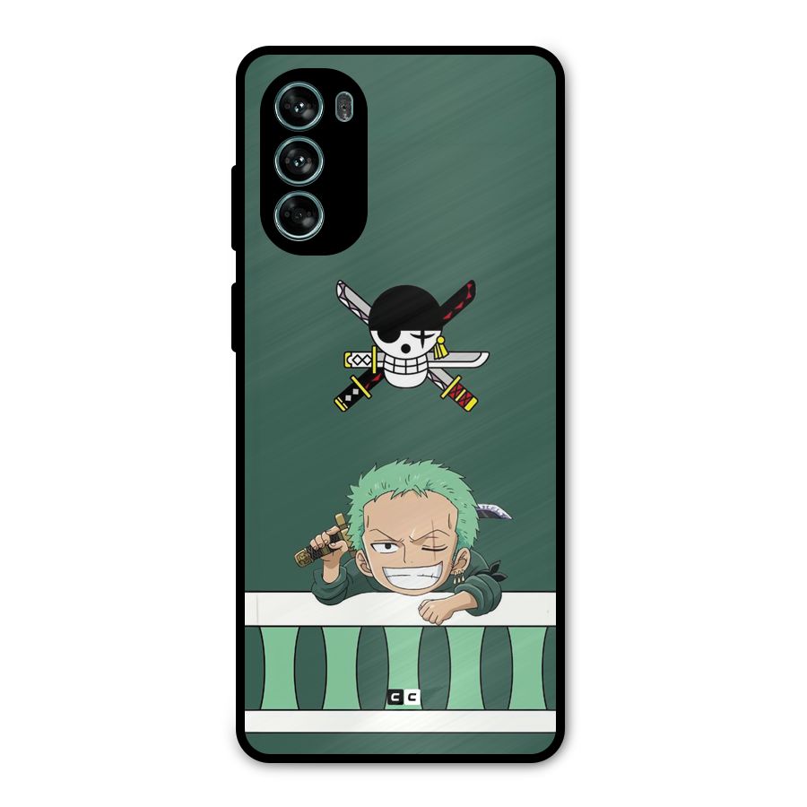 Pirate Hunter Zoro Metal Back Case for Moto G62