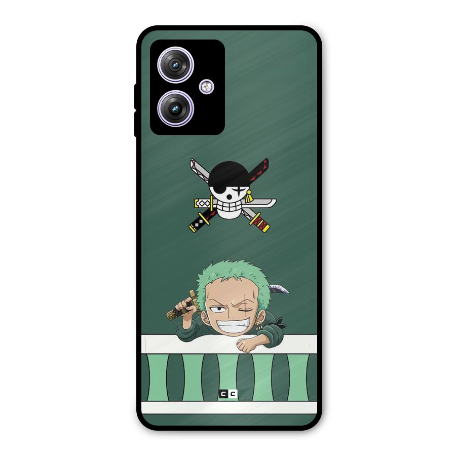 Pirate Hunter Zoro Metal Back Case for Moto G64