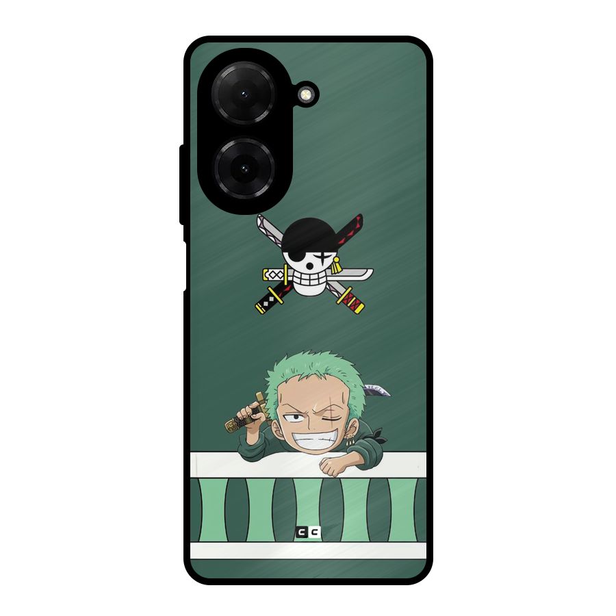 Pirate Hunter Zoro Metal Back Case for Redmi A5 4G
