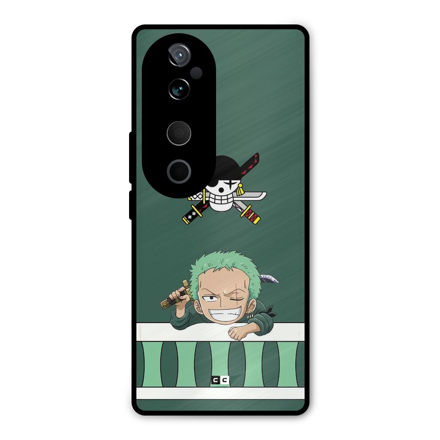 Pirate Hunter Zoro Metal Back Case for Vivo T3 Ultra