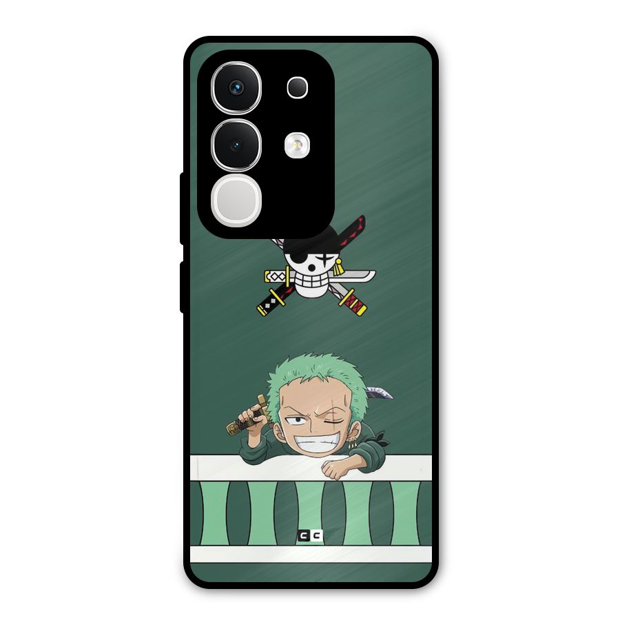 Pirate Hunter Zoro Metal Back Case for Vivo T4x