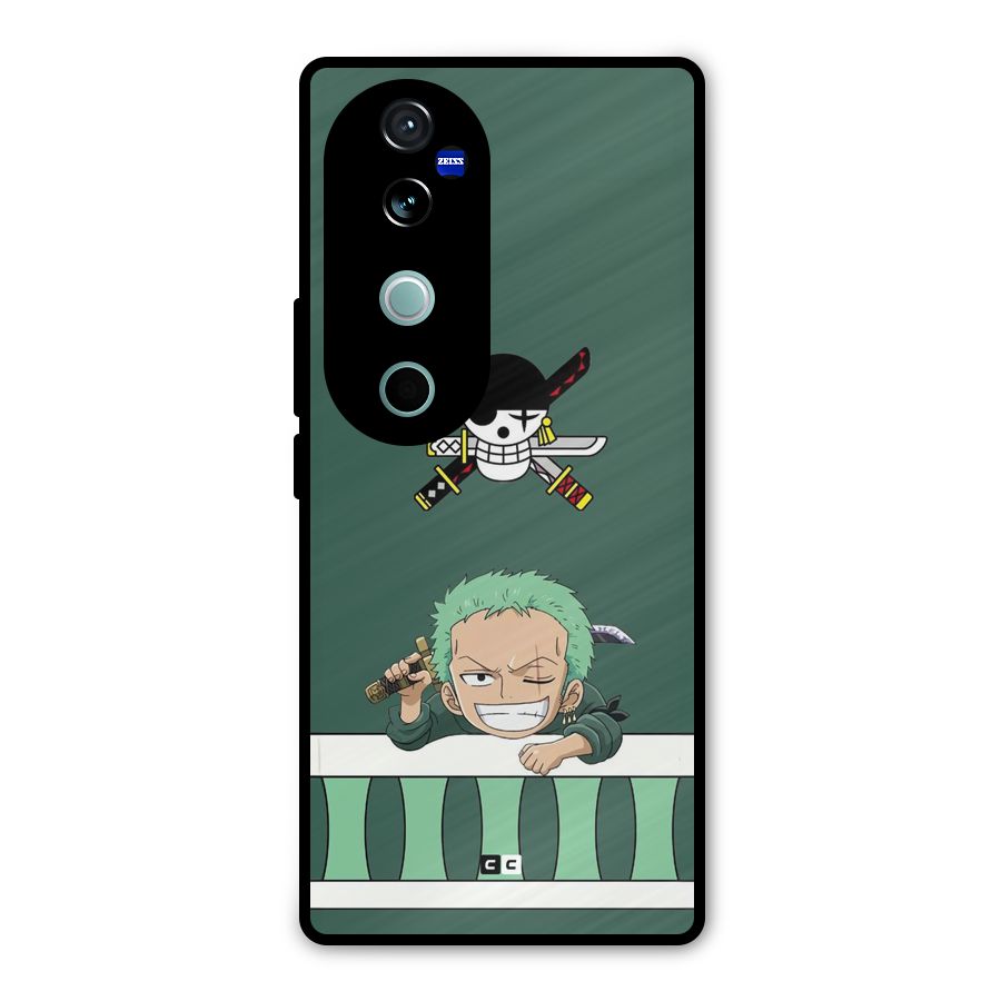 Pirate Hunter Zoro Metal Back Case for Vivo V40