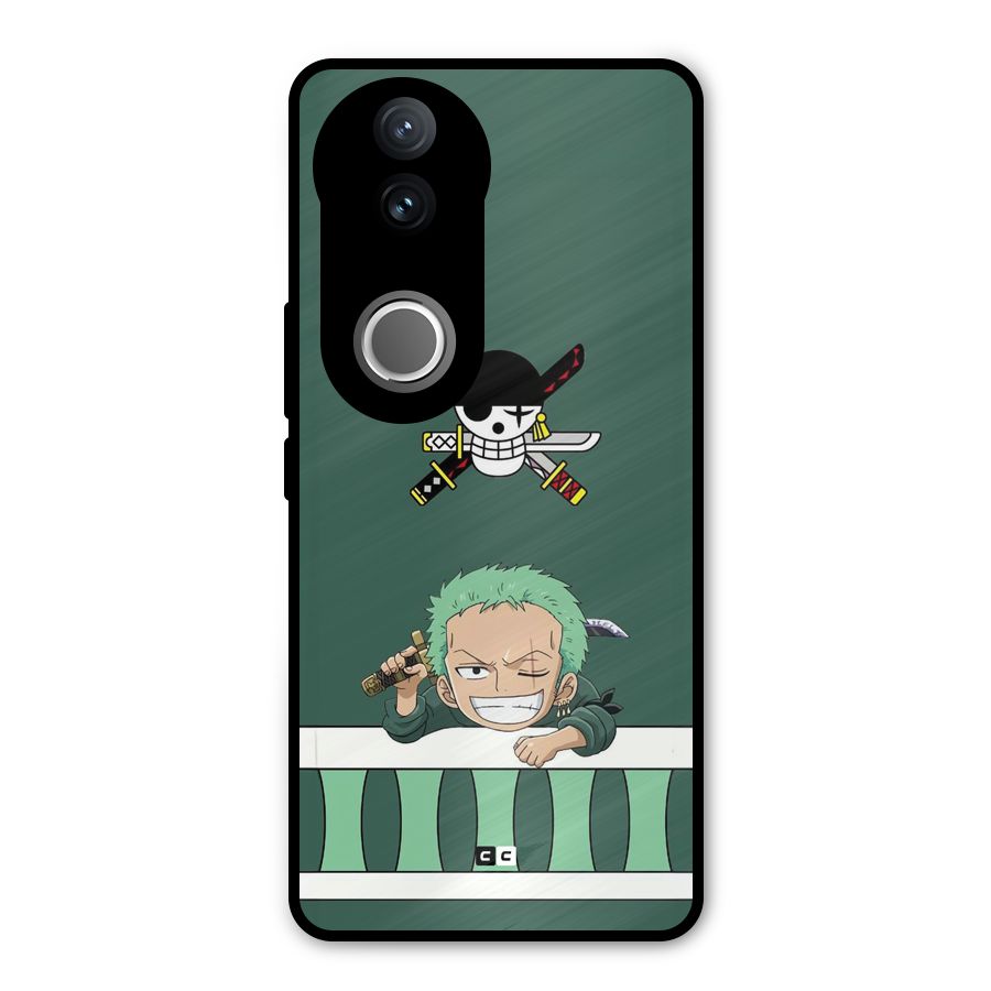 Pirate Hunter Zoro Metal Back Case for Vivo V50e