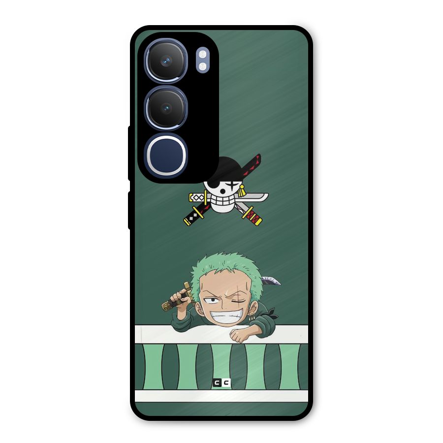 Pirate Hunter Zoro Metal Back Case for Vivo Y29