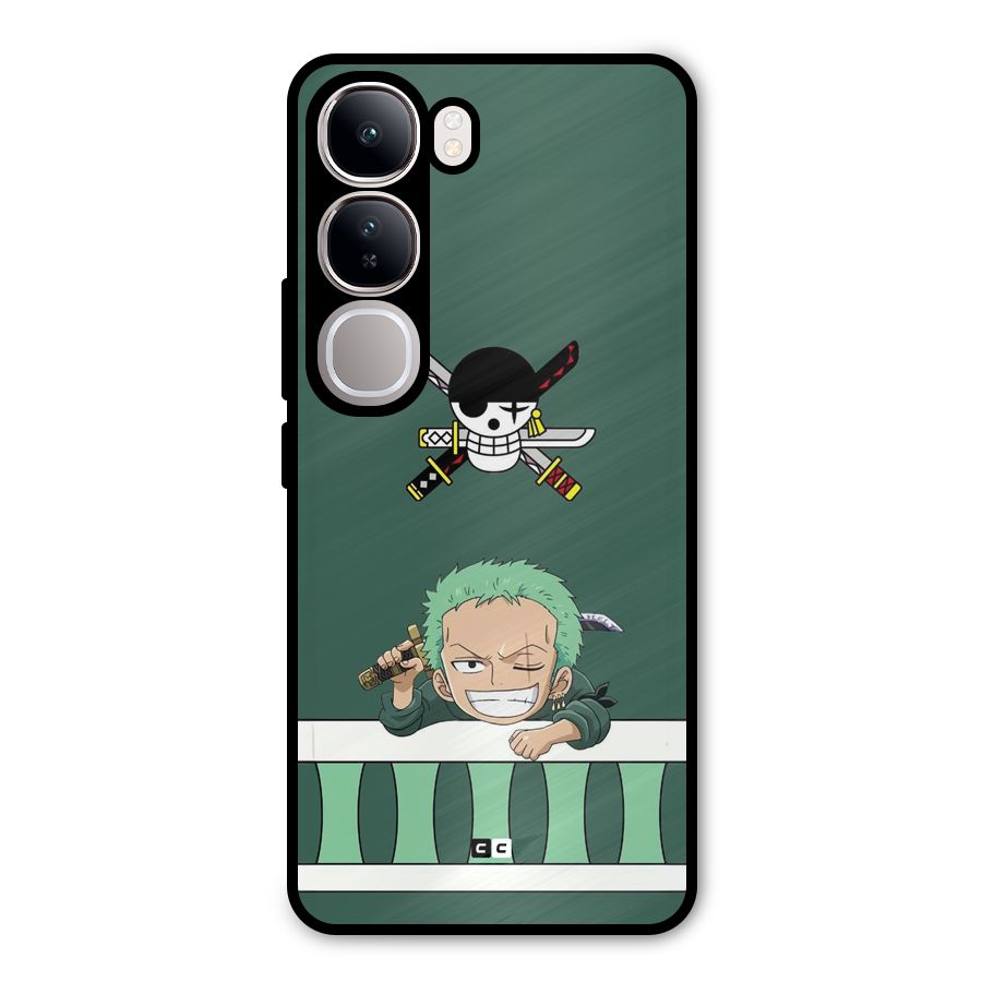 Pirate Hunter Zoro Metal Back Case for Vivo Y300