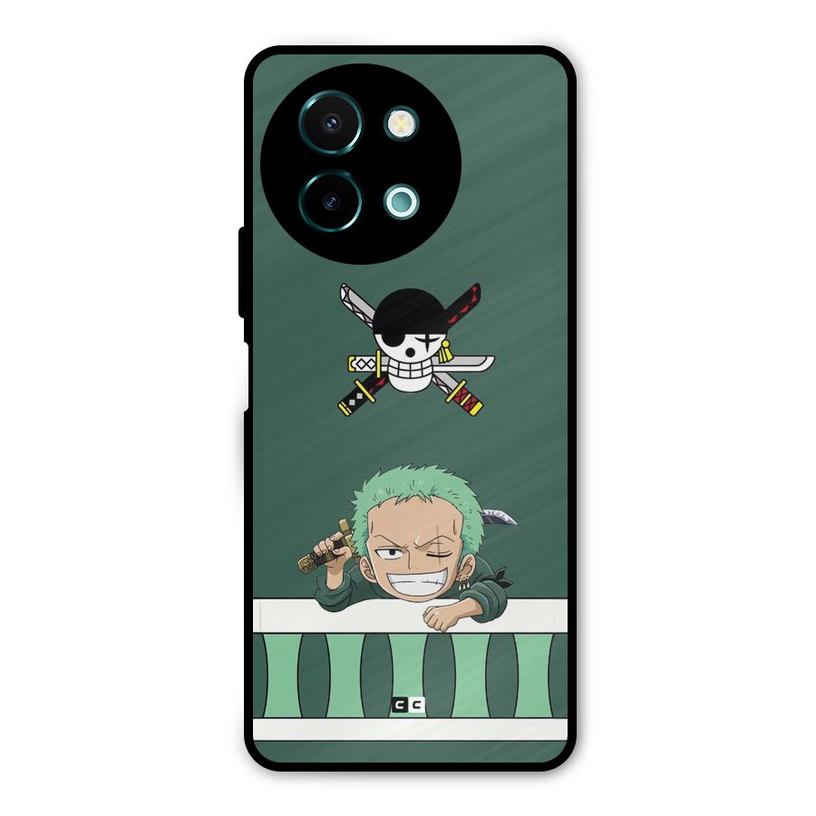 Pirate Hunter Zoro Metal Back Case for Vivo Y58