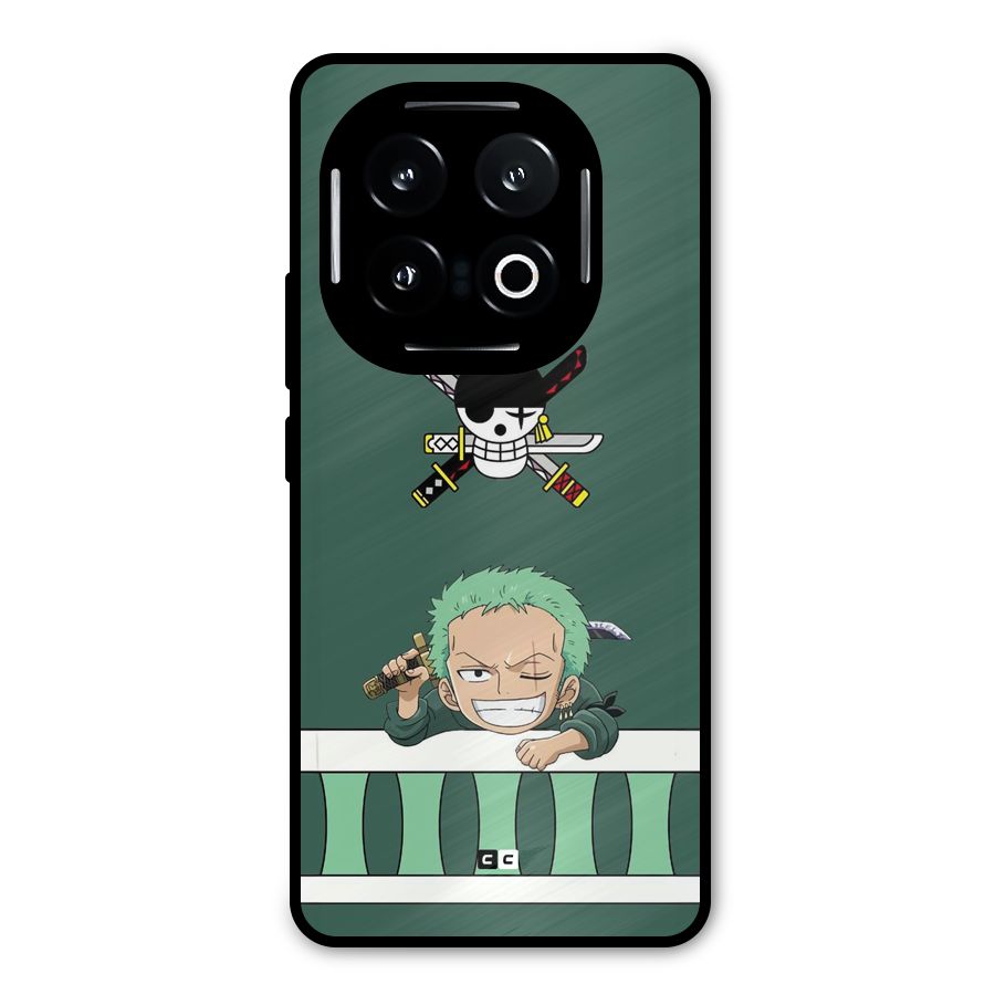 Pirate Hunter Zoro Metal Back Case for iQOO 13