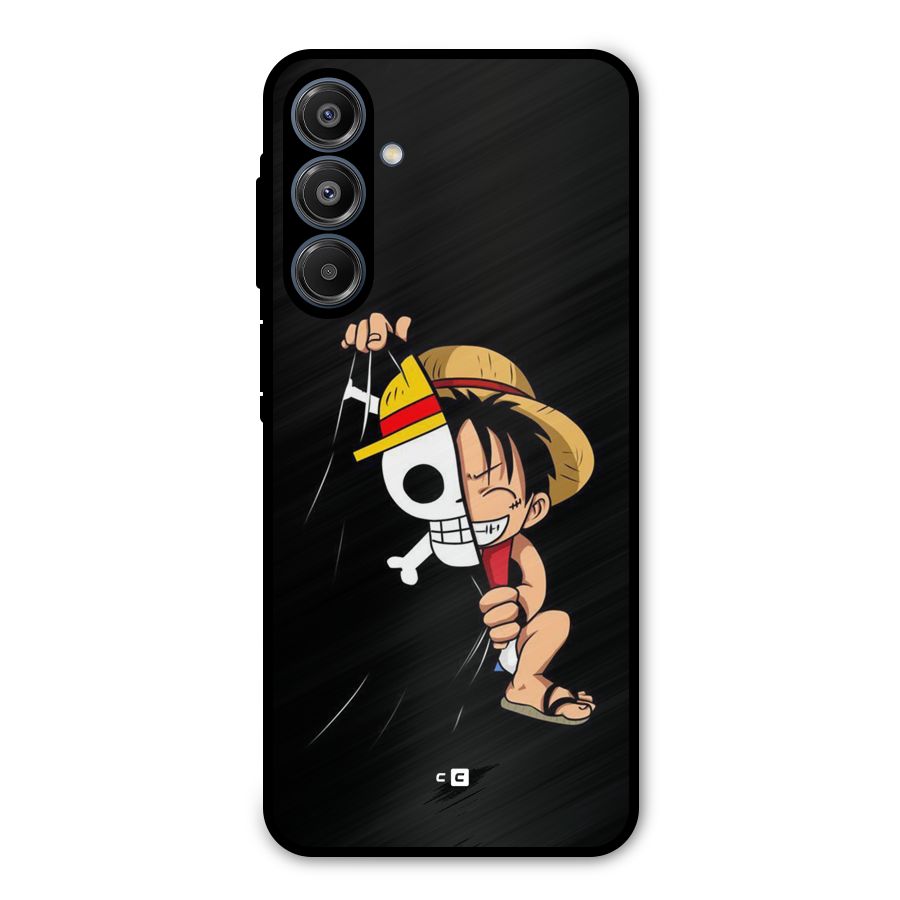 Pirate Luffy Metal Back Case for Galaxy A16 5G