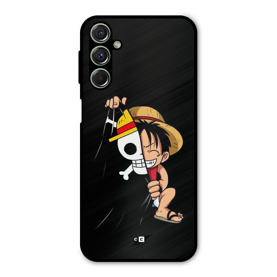 Pirate Luffy Metal Back Case for Galaxy F34