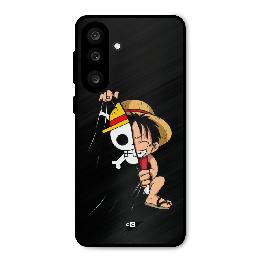 Pirate Luffy Metal Back Case for Galaxy M56