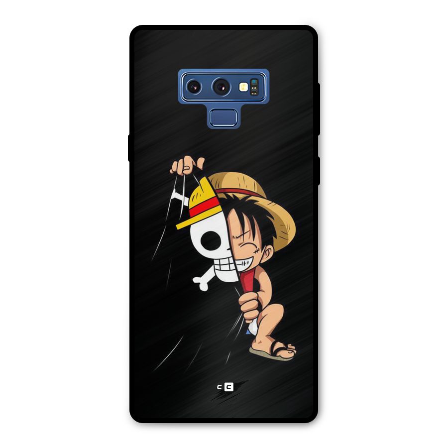 Pirate Luffy Metal Back Case for Galaxy Note 9