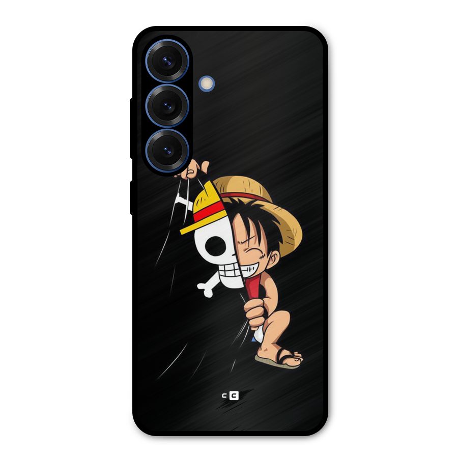 Pirate Luffy Metal Back Case for Galaxy S25