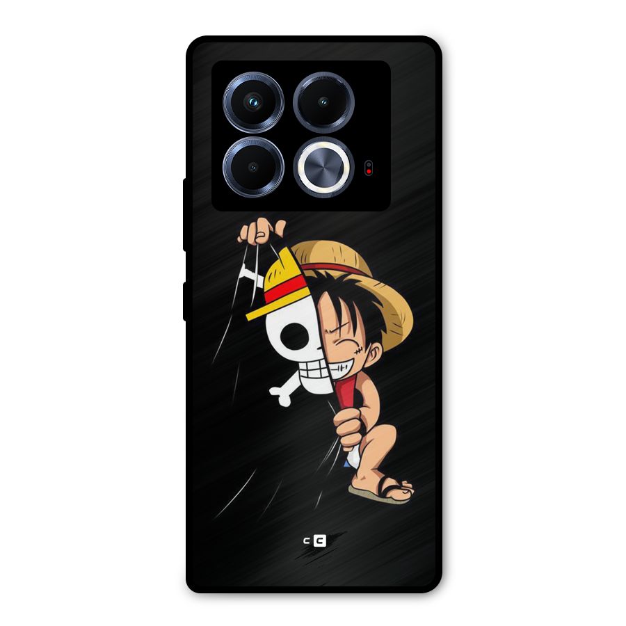 Pirate Luffy Metal Back Case for Infinix Note 40 5G