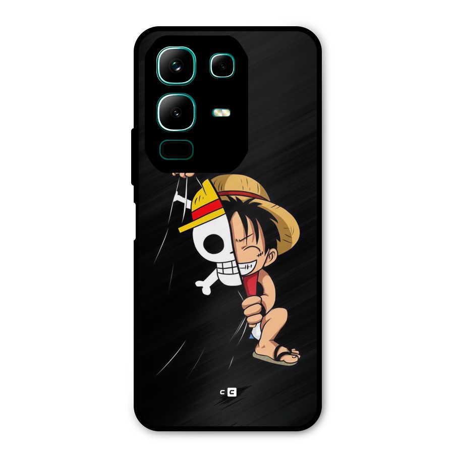 Pirate Luffy Metal Back Case for Infinix Note 50x