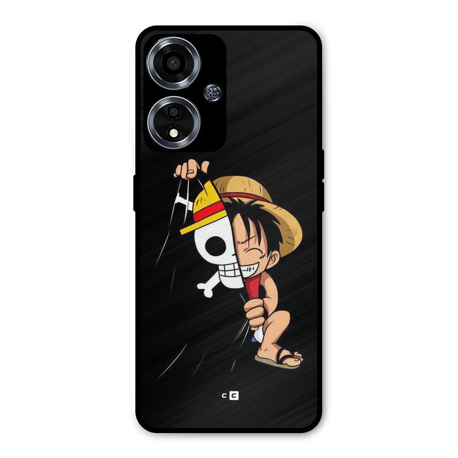 Pirate Luffy Metal Back Case for Oppo A59