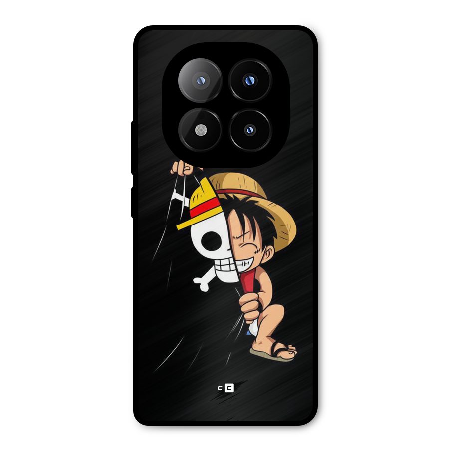 Pirate Luffy Metal Back Case for Redmi Note 14 Pro Plus 5G