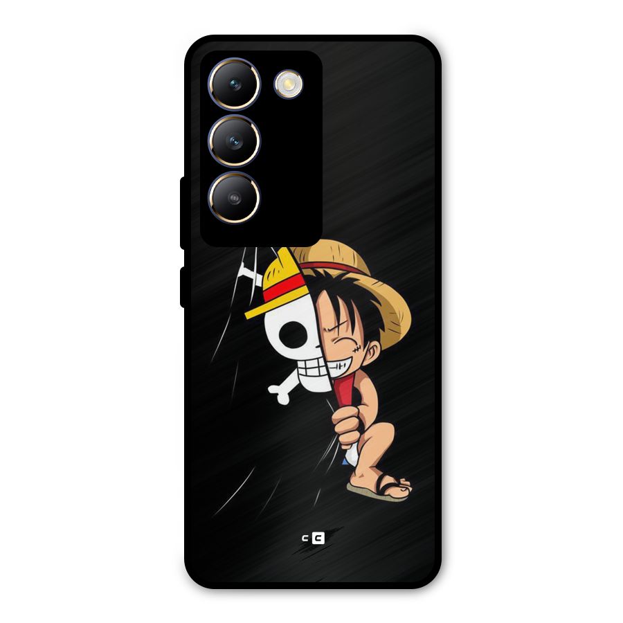Pirate Luffy Metal Back Case for Vivo T3 5G