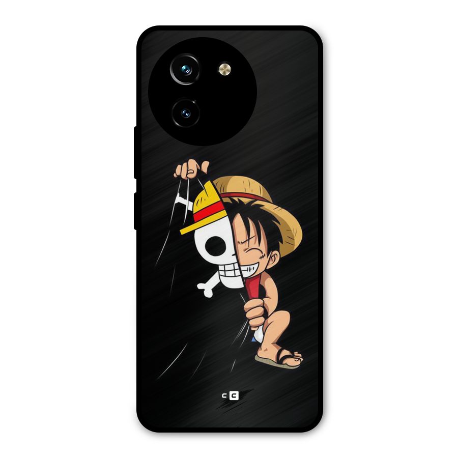 Pirate Luffy Metal Back Case for Vivo T3x
