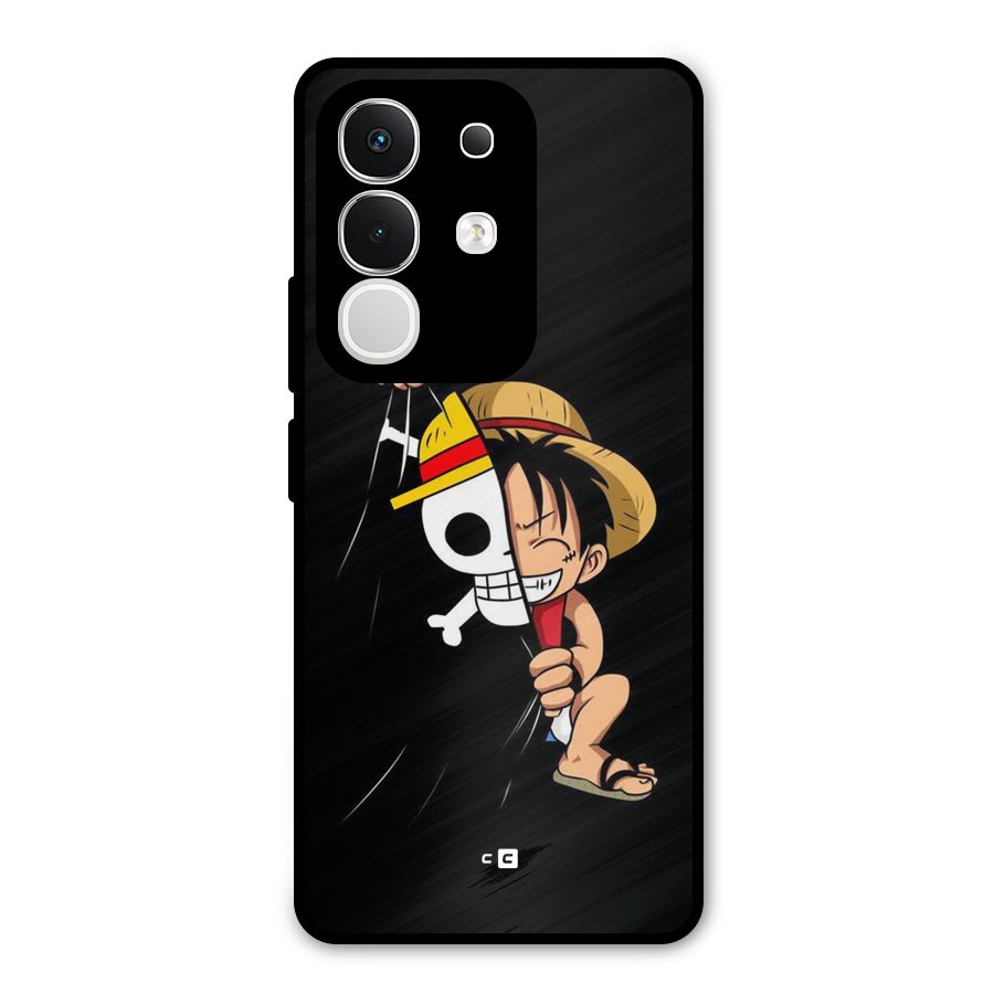 Pirate Luffy Metal Back Case for Vivo T4x