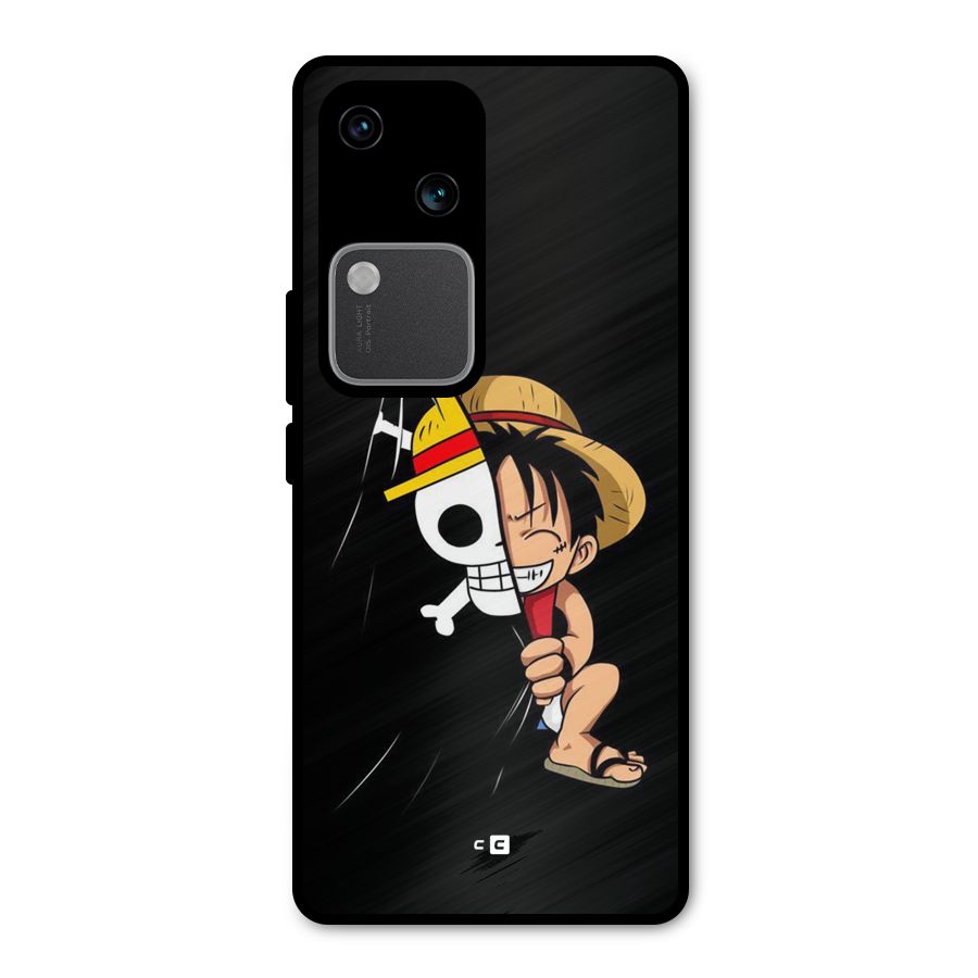 Pirate Luffy Metal Back Case for Vivo V30