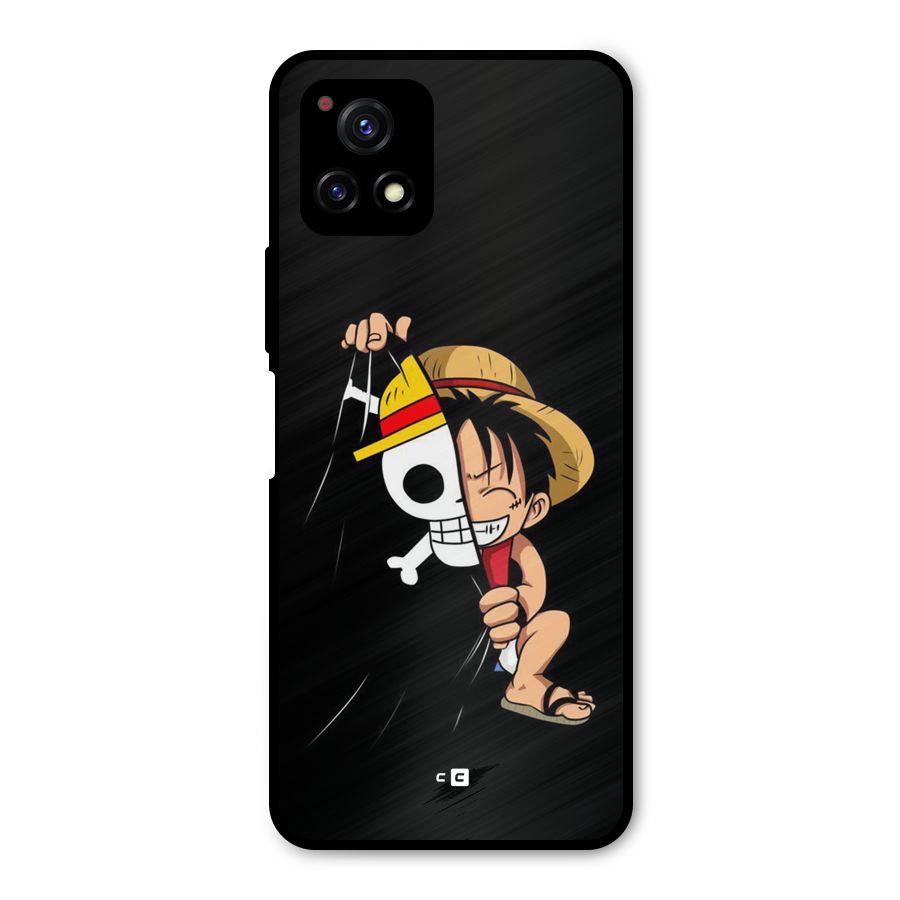 Pirate Luffy Metal Back Case for Vivo Y72 5G