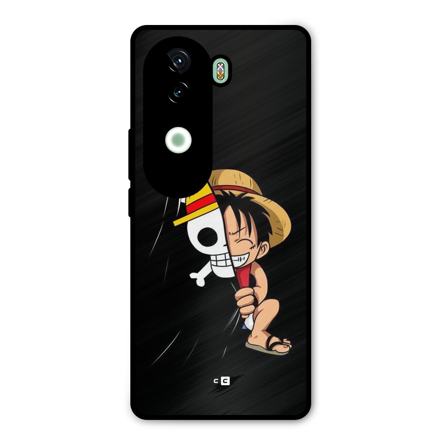 Pirate Luffy Metal Back Case for iQOO Z9s