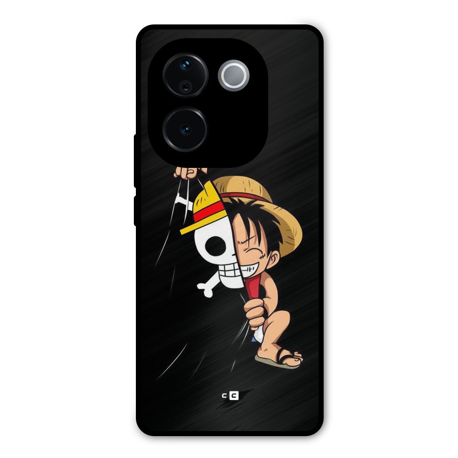 Pirate Luffy Metal Back Case for iQOO Z9s Pro