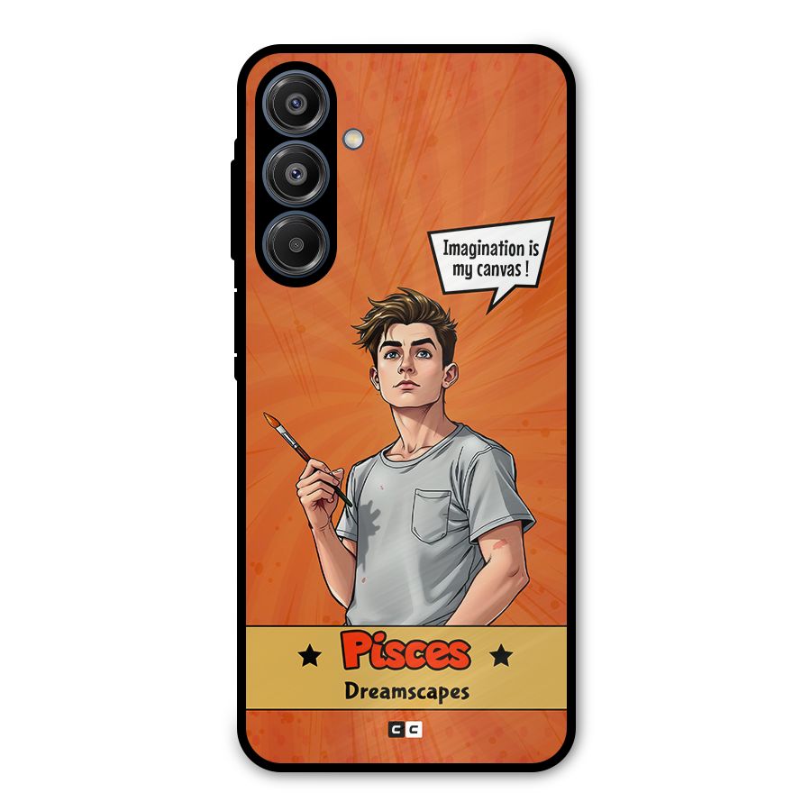 Pisces Dreamer Metal Back Case for Galaxy A16 5G