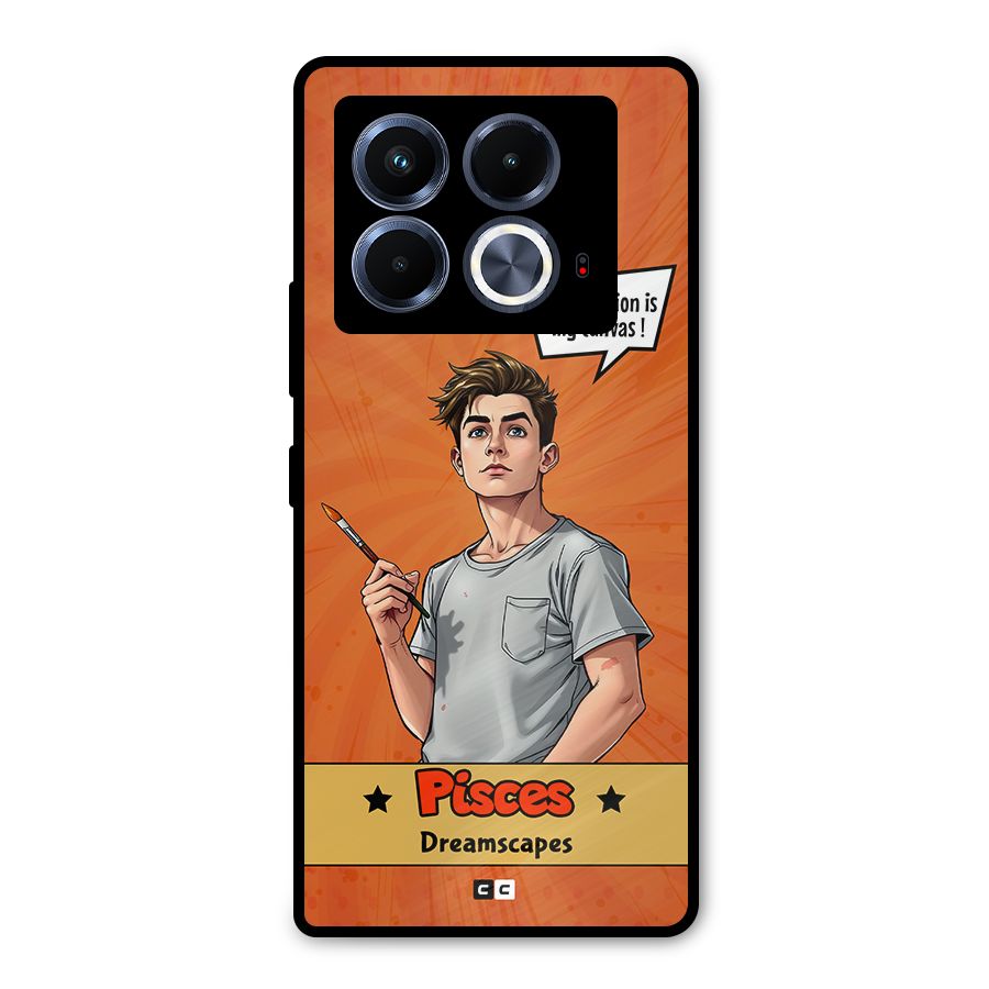Pisces Dreamer Metal Back Case for Infinix Note 40 5G