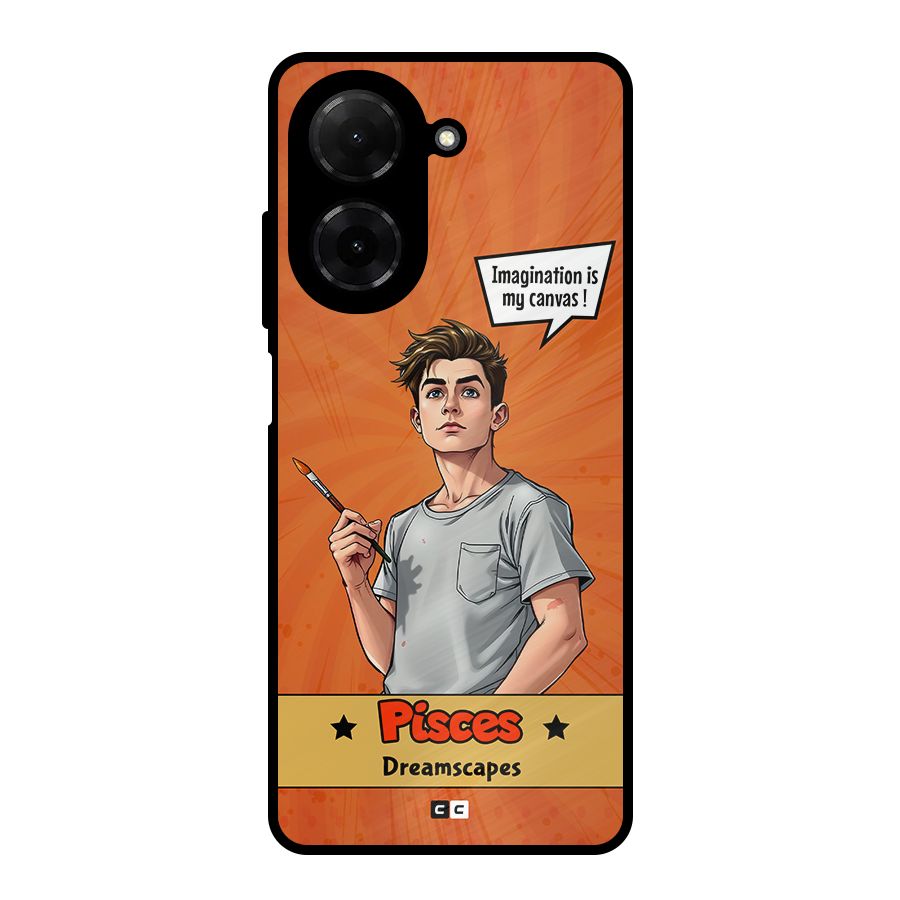 Pisces Dreamer Metal Back Case for Redmi A5 4G