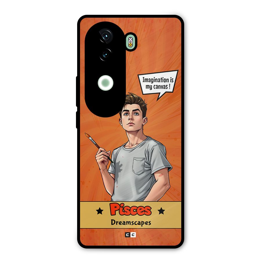 Pisces Dreamer Metal Back Case for iQOO Z9s