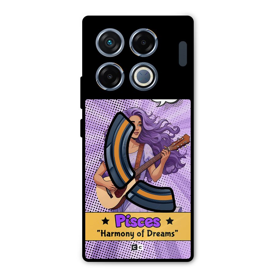 Pisces Dreams Metal Back Case for Infinix GT 20 Pro