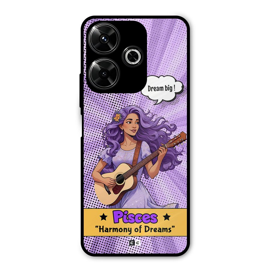 Pisces Dreams Metal Back Case for Poco M6 Plus