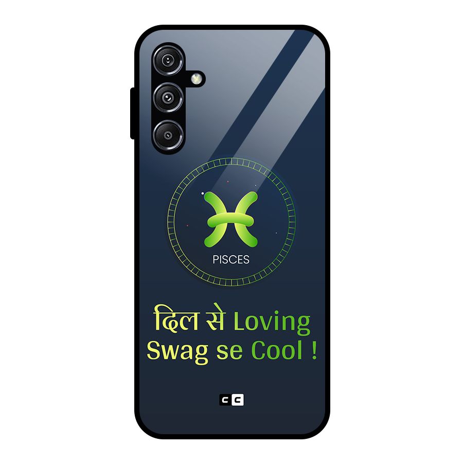 Pisces Swag Glass Back Case for Galaxy M34 5G