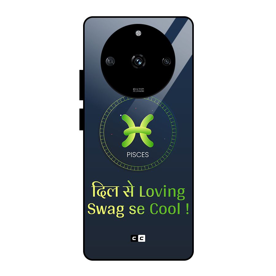 Pisces Swag Glass Back Case for Realme Narzo 60 5G
