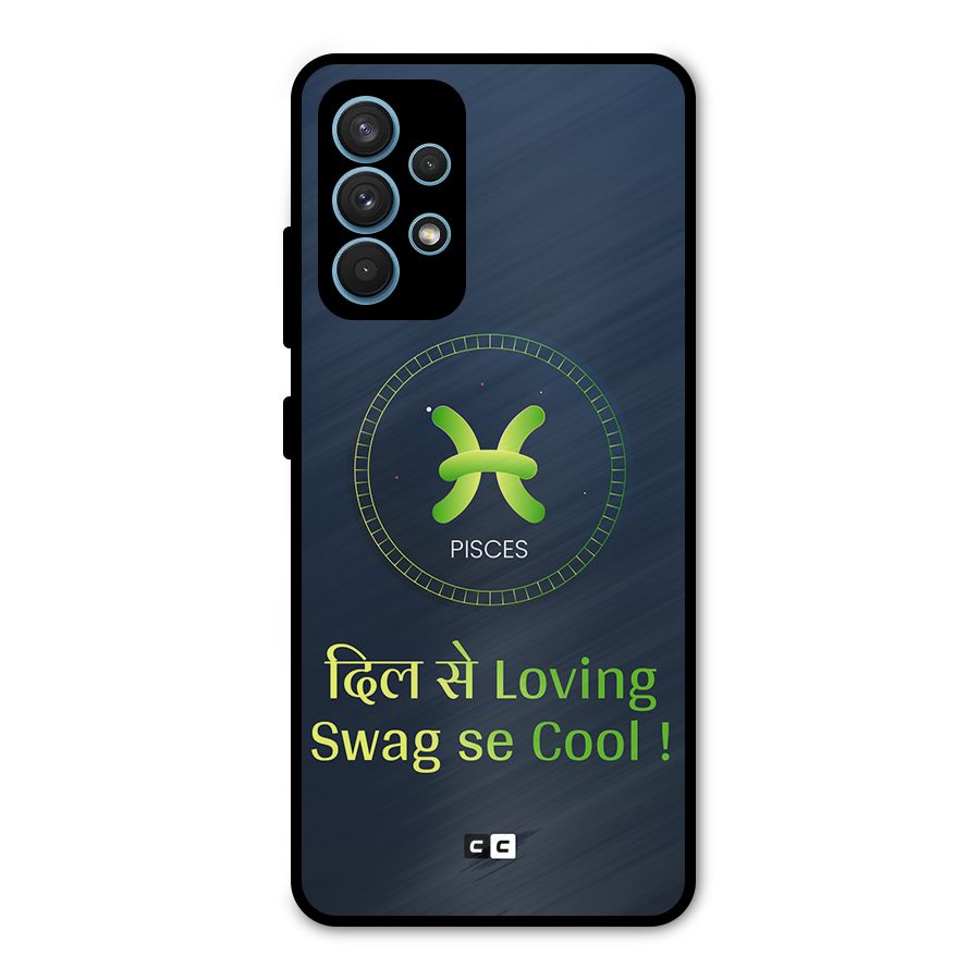 Pisces Swag Metal Back Case for Galaxy A32