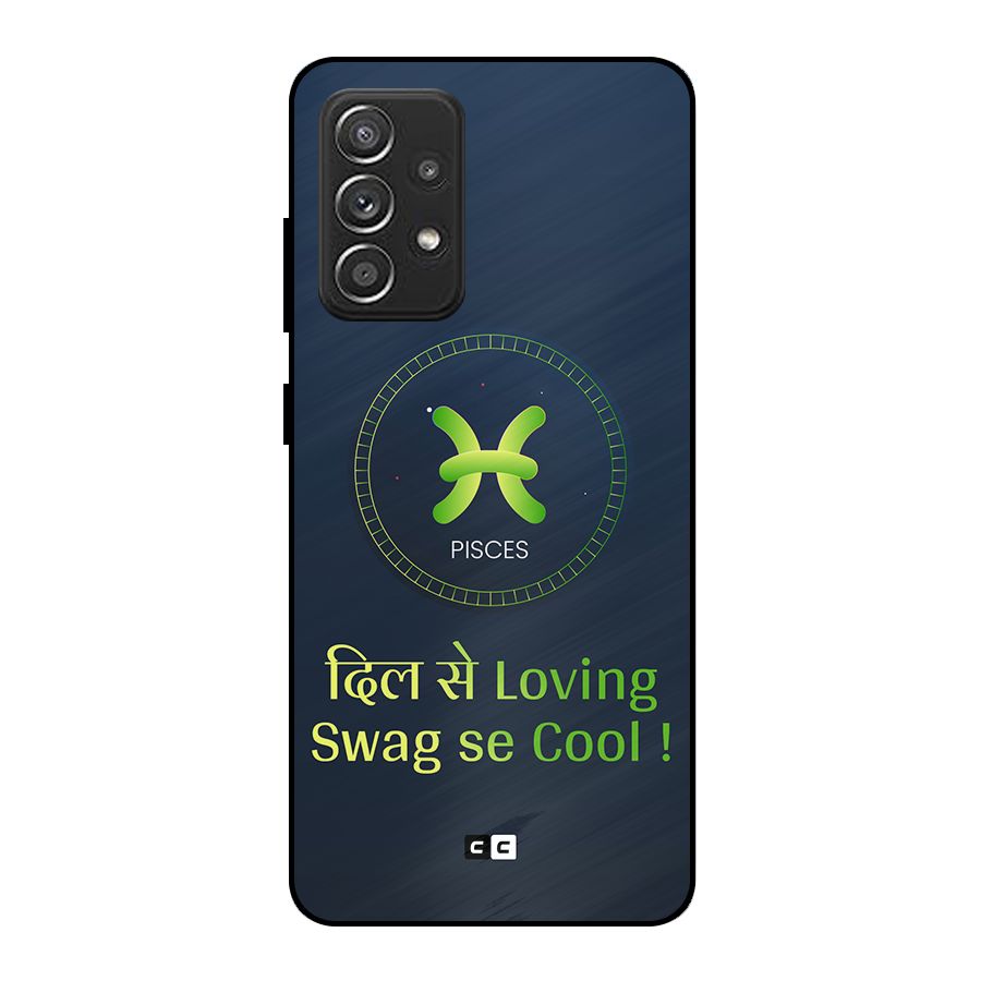 Pisces Swag Metal Back Case for Galaxy A52s 5G