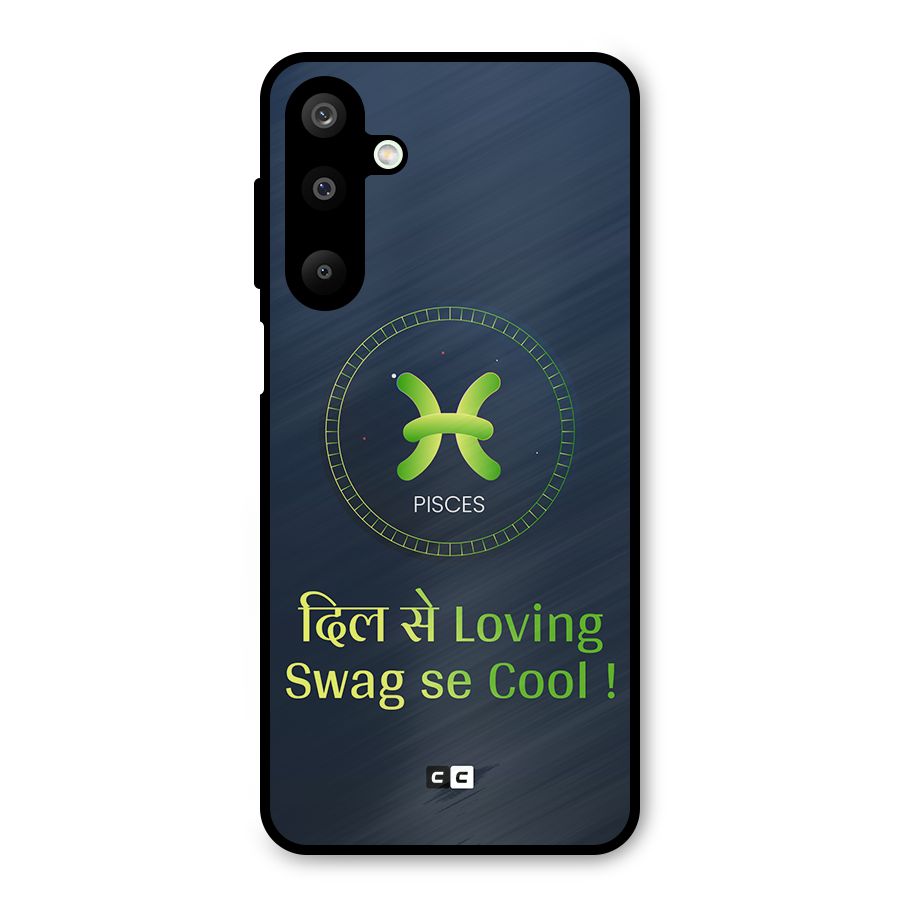 Pisces Swag Metal Back Case for Galaxy M16
